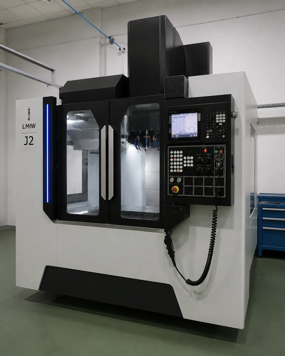 CNC machining of precision metal component
